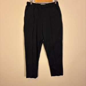 Everlane Black Ankle Length Organic Cotton Dress Pants Medium